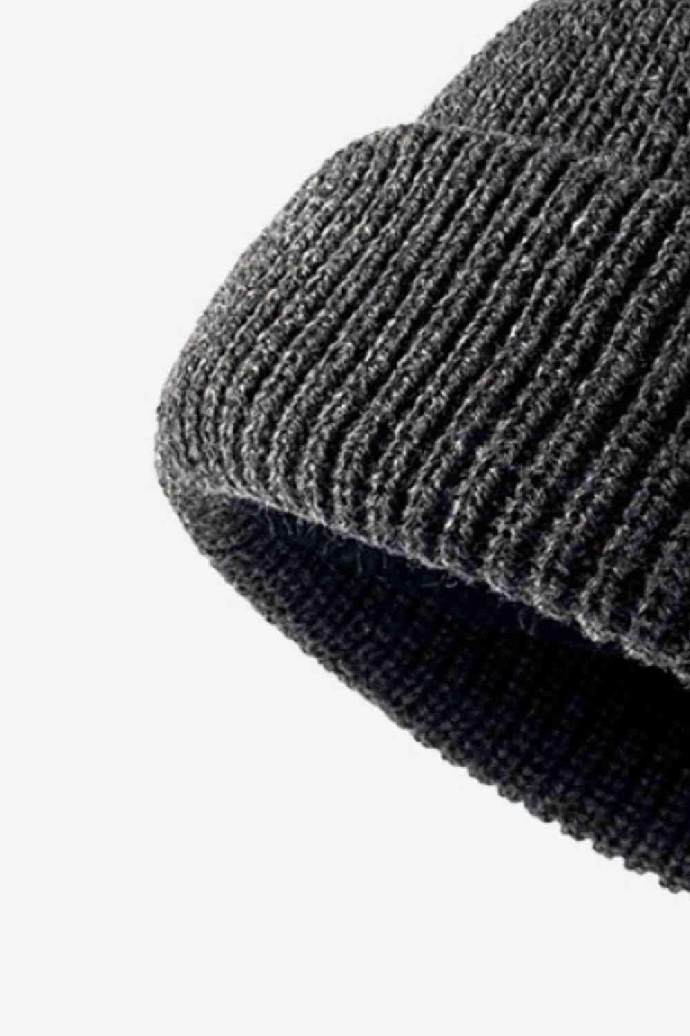 Calling For Winter Rib-Knit Beanie